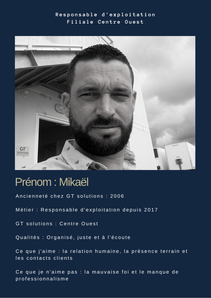 Mikaël - Responsable d'Exploitation